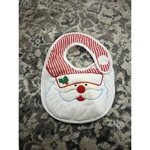 Hamco Vintage Baby Bib Santa 1998